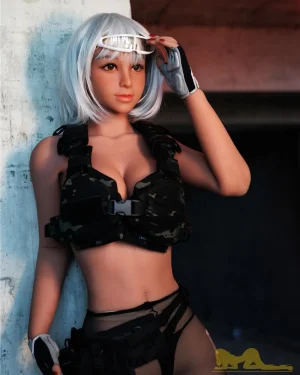 Curvy Sex Doll Brown TPE from Irontech Dolls -Miki 167