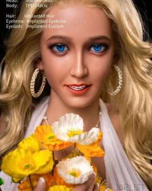 Blonde Sex Doll Blonde Hair Blonde Tanned Silicone Head & TPE Body from Jarliet Dolls -May 148