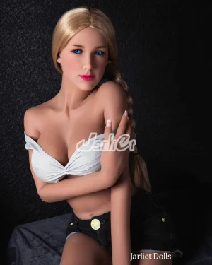 Curvy Sex Doll Blonde Hair Blonde Tanned TPE from Jarliet Dolls -Kimberly 166