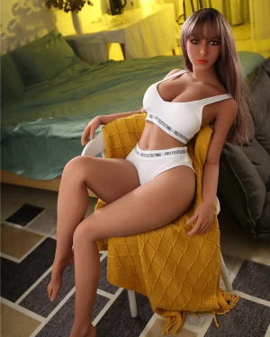 Curvy Sex Doll Tanned TPE from Irontech Doll -Bernie 164