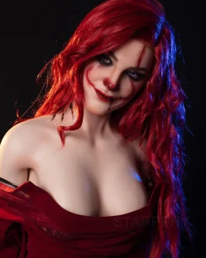 Curvy Sex Doll Silicone Head & TPE Body Silicone from Starpery Dolls -Leviathan 169
