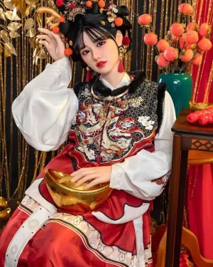 Asian Sex Doll Curvy Silicone Head & TPE Body Silicone from Starpery Dolls -Wushi 169