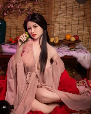 Asian Sex Doll Curvy Silicone Head & TPE Body Silicone from Starpery Dolls -Wushi 171