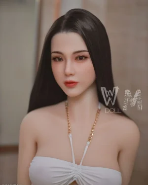 Asian Japanese Sex Doll Medium Breast Silicone Head & TPE Body from WM Sex Dolls -Camille 164