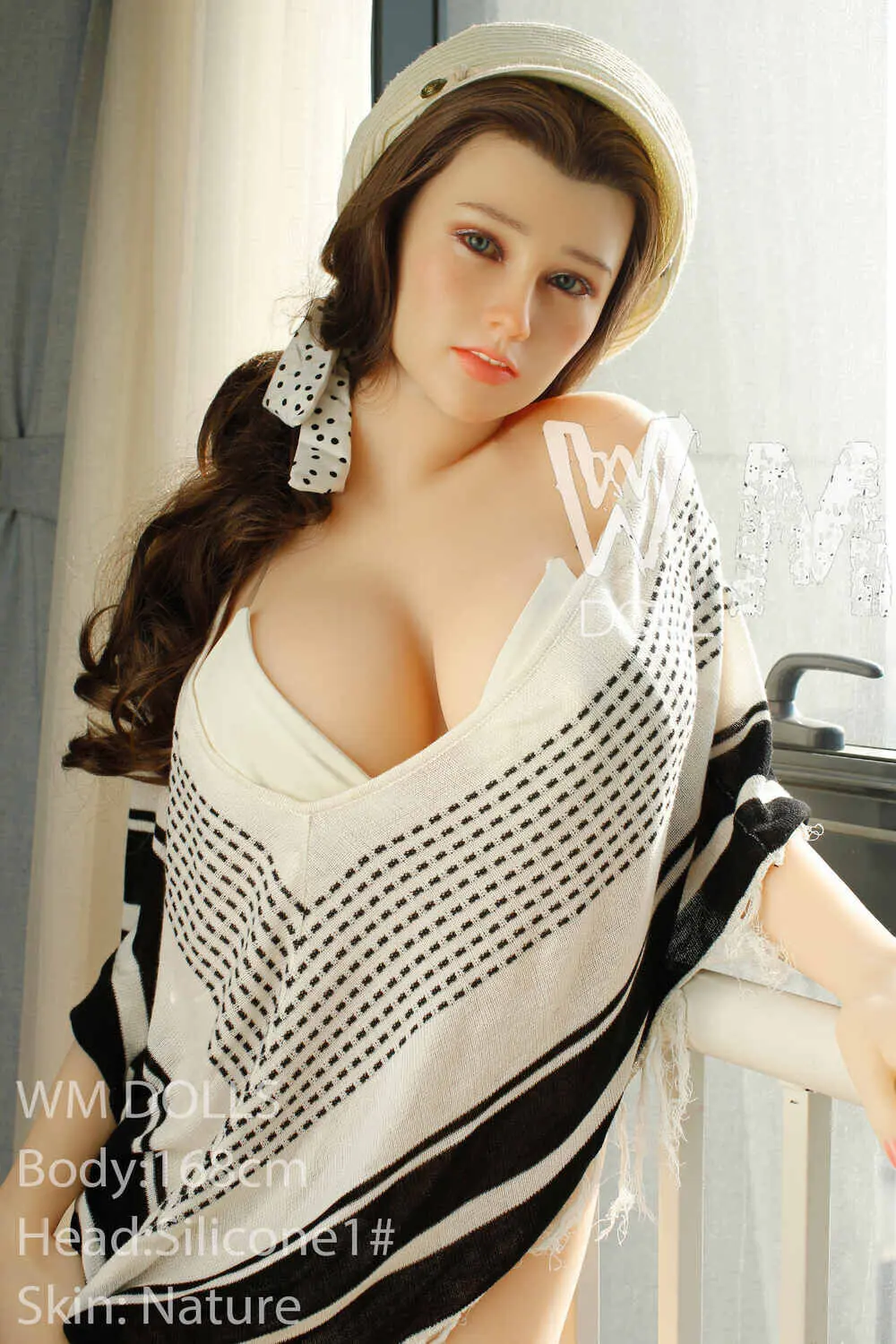 Skinny Sex Doll Silicone Head & TPE Body from WM Sex Dolls -Melys 168