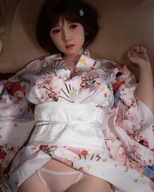 Asian Japanese Sex Doll Skinny Silicone from HouYu Doll -Elle 150