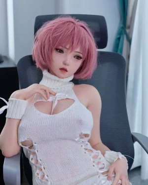 Asian Japanese Sex Doll Curvy Silicone from HouYu Doll -Eva 150