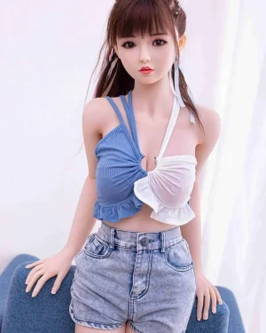 Young Sex Doll Compact Silicone Head Asian Sex Doll