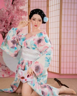 Petite Sex Doll Japanese Dainty Silicone Head Sex Doll