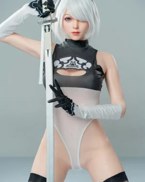Anime Asian Cosplay Japanese Sex Doll Skinny Silicone from Zelex Dolls -Hannah 170