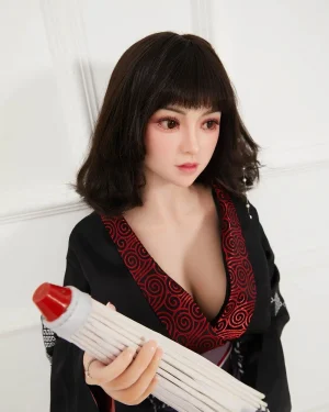 Asian Japanese Sex Doll Medium Breast Silicone from CST Sex Dolls -Cherry 155