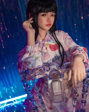 Asian Japanese Sex Doll Skinny Silicone from Sanhui Dolls -Lesha 150