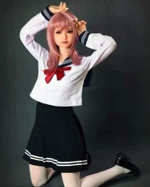 Asian Japanese Sex Doll Curvy Silicone from Sanhui Dolls -Ellis 156