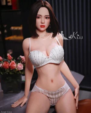 Asian Japanese Sex Doll Skinny Silicone from AngelKiss Dolls -Charley 175
