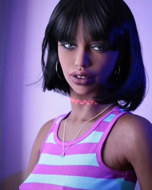 Black Sex Doll Skinny TPE from HR Dolls -Karida 166