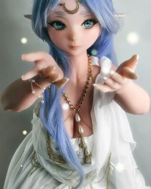 Anime Asian Cosplay Elf Japanese Sex Doll Silicone from Elsa Babe -Niwa 148