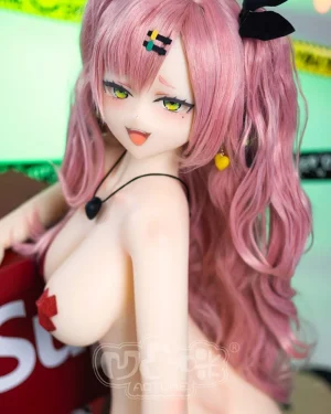 Anime Sex Doll Curvy Silicone Head & TPE Body Silicone TPE from Aotume Dolls -Nico 155