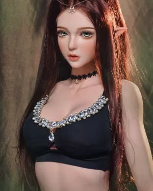 Anime Asian Cosplay Elf Japanese Sex Doll Silicone from Elsa Babe -Inoue 150