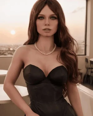 Skinny Sex Doll Silicone Head & TPE Body from Aibei Dolls -Yurley 151