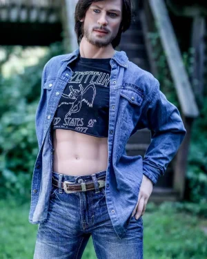 Black Hair Sex Doll Silicone Head & TPE Body from HR Dolls -Alston 167