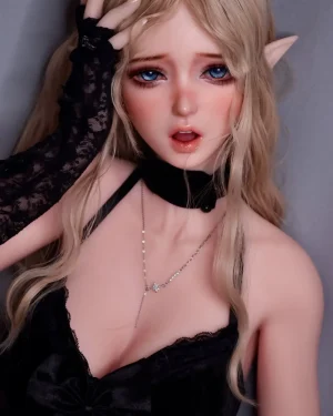 Anime Cosplay Elf Sex Doll Silicone from Elsa Babe -Sakuma 165