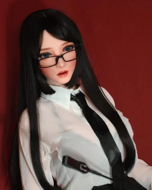 Anime Asian Cosplay Japanese Sex Doll Silicone from Elsa Babe -Kuriyama 165