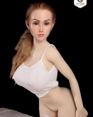 Asian Japanese Sex Doll Curvy Silicone Head & TPE Body from XY Dolls -Una 161