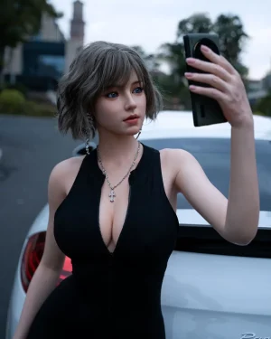 Skinny Sex Doll Hyper Realistic Silicone Silicone from Gynoid Dolls -Mona 163