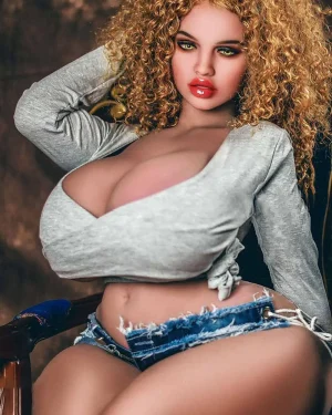 Blonde Sex Doll Blonde Hair Blonde Tanned TPE from WM Dolls -Emily 150