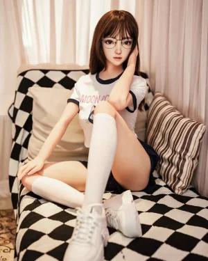 Japanese Sex Doll Medium Breast Silicone Head & TPE Body Silicone from SHEDOLL -Annie 148