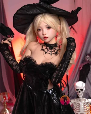 Asian Sex Doll Curvy Silicone Head & TPE Body Silicone from SHEDOLL -Luo 148