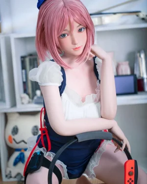 Anime Cosplay Japanese Sex Doll Medium Breast Silicone Head & TPE Body Silicone from FUDOLL -Mary 148