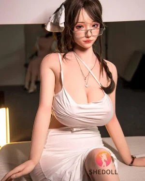 Asian Sex Doll MILF Silicone Head & TPE Body Silicone from SHEDOLL -Chulin 163