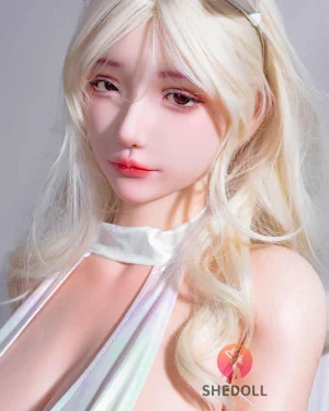 Asian Cosplay Sex Doll BBW Silicone Head & TPE Body Silicone from SHEDOLL -Chulin 163