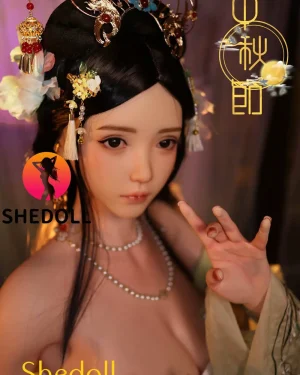 Asian Sex Doll BBW Silicone Head & TPE Body Silicone from SHEDOLL -Qingning 163
