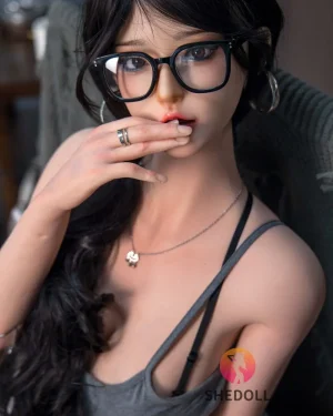 Asian Sex Doll Big Boobs Silicone Head & TPE Body Silicone from SHEDOLL -Huayin 163