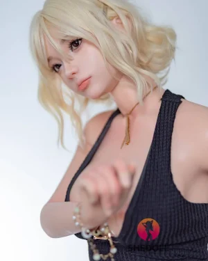 Asian Sex Doll Medium Breast Silicone Head & TPE Body Silicone from SHEDOLL -Qiangwei 158
