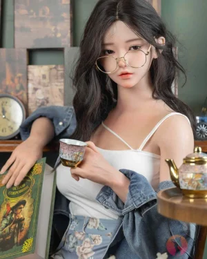 Asian Japanese Sex Doll Medium Breast Silicone Head & TPE Body from SHEDOLL -Jiang 165