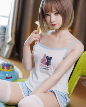 Asian Japanese Sex Doll Skinny Silicone from FanReal Dolls -Mo 153