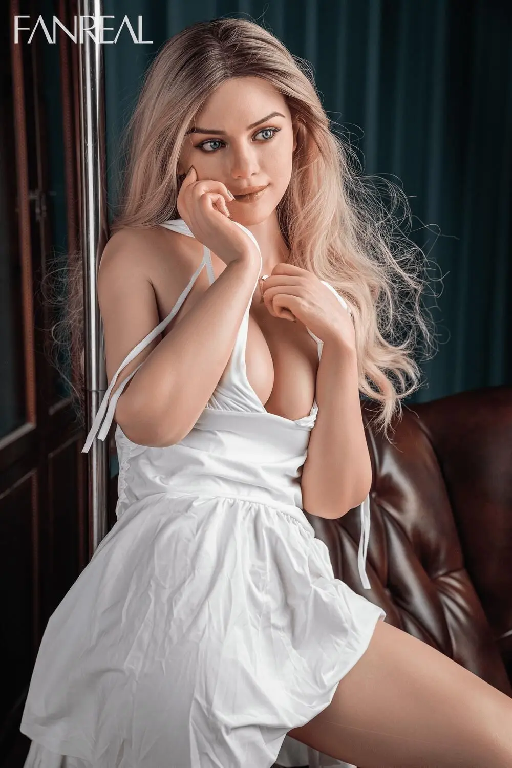 Skinny Sex Doll Hyper Realistic Silicone from FanReal Dolls -Maria 170