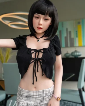 Asian Japanese Sex Doll Curvy Silicone from Jiusheng Dolls -Coco 158