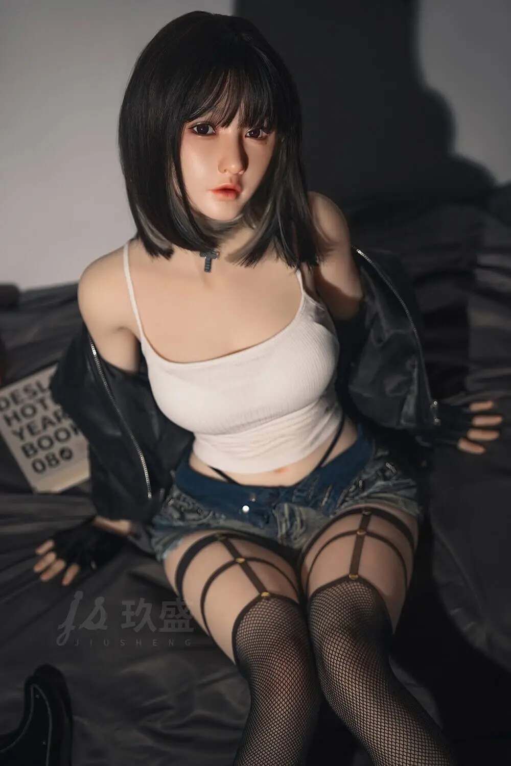 Asian Sex Doll Skinny Silicone Head & TPE Body from Jiusheng Dolls -Betty 148