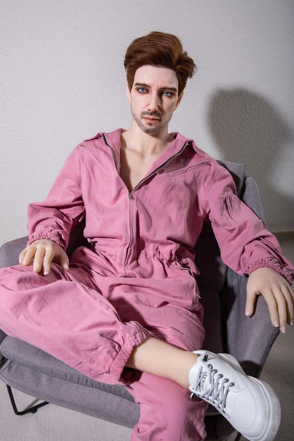 Male Sex Doll Silicone Head & TPE Body from Qita Dolls -Han 175