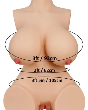 Sex Doll Torsos Big Boobs Cheap TPE from Tantaly Sex Dolls -Nicole 60