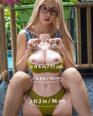 54cm/1ft9 E-cup Silicone Life-size Sex Doll Torso