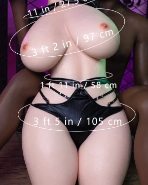 85cm/2ft9 K-cup Silicone Life-size Sex Doll Torso