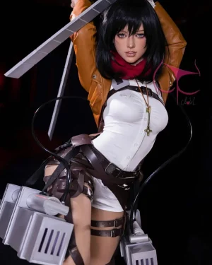 Anime Cosplay Sex Doll Small Breast TPE from FunWest Dolls -Chloe 159