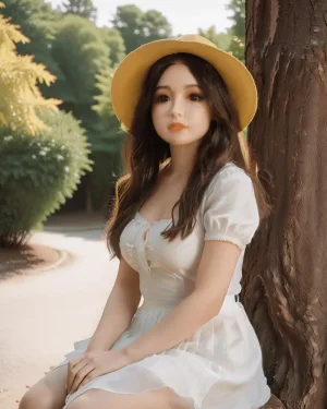 Asian Japanese Sex Doll Small Breast Silicone Head & TPE Body from Aibei Dolls -Dulcie 148