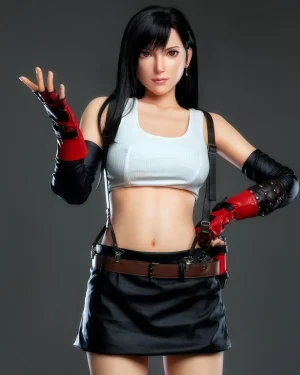 Anime Asian Cosplay Japanese Sex Doll Skinny Silicone from GameLady Dolls -Tifa 168