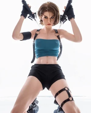 Anime Cosplay Sex Doll Skinny Silicone Head & TPE Body from SY Dolls -Trollpoe 164